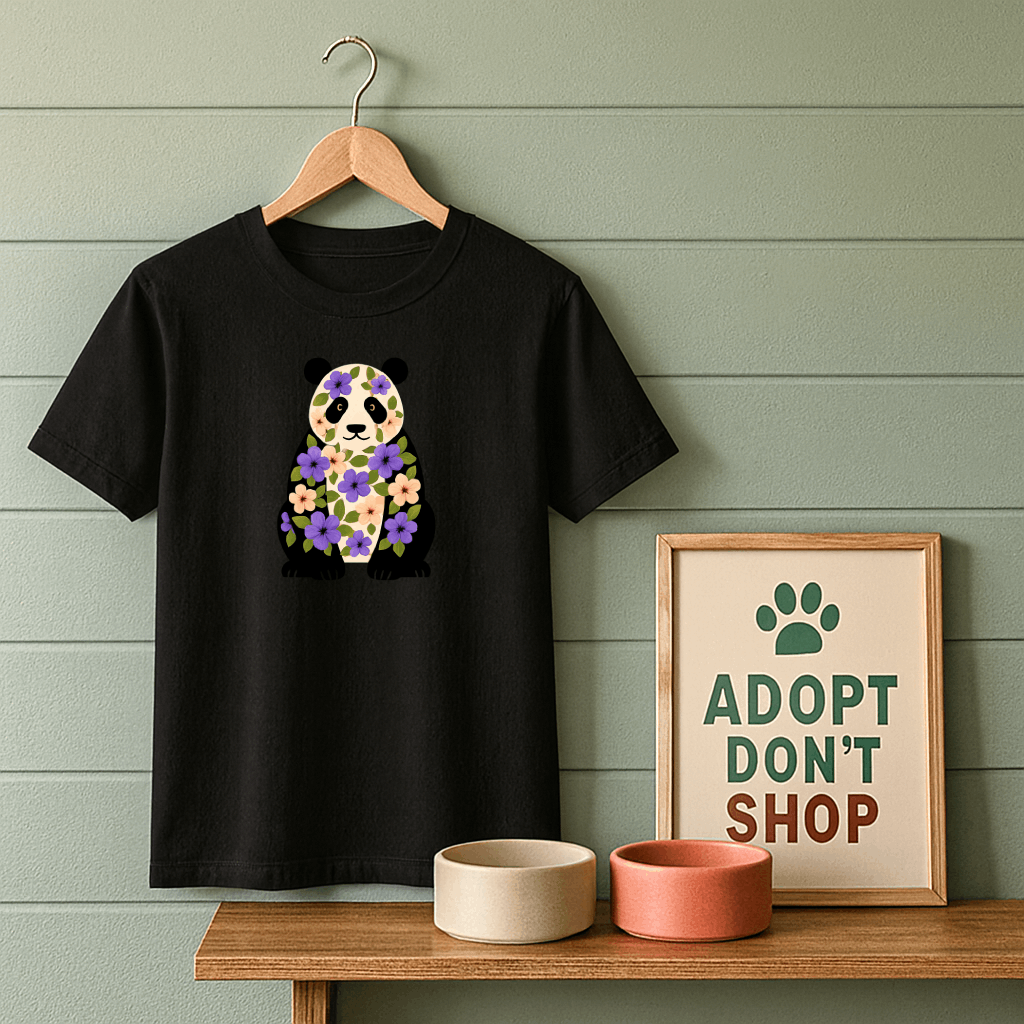 Floral Panda T-Shirt
