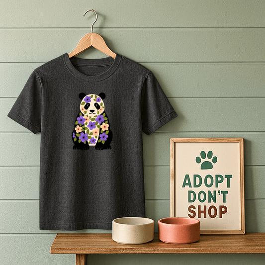 Floral Panda T-Shirt