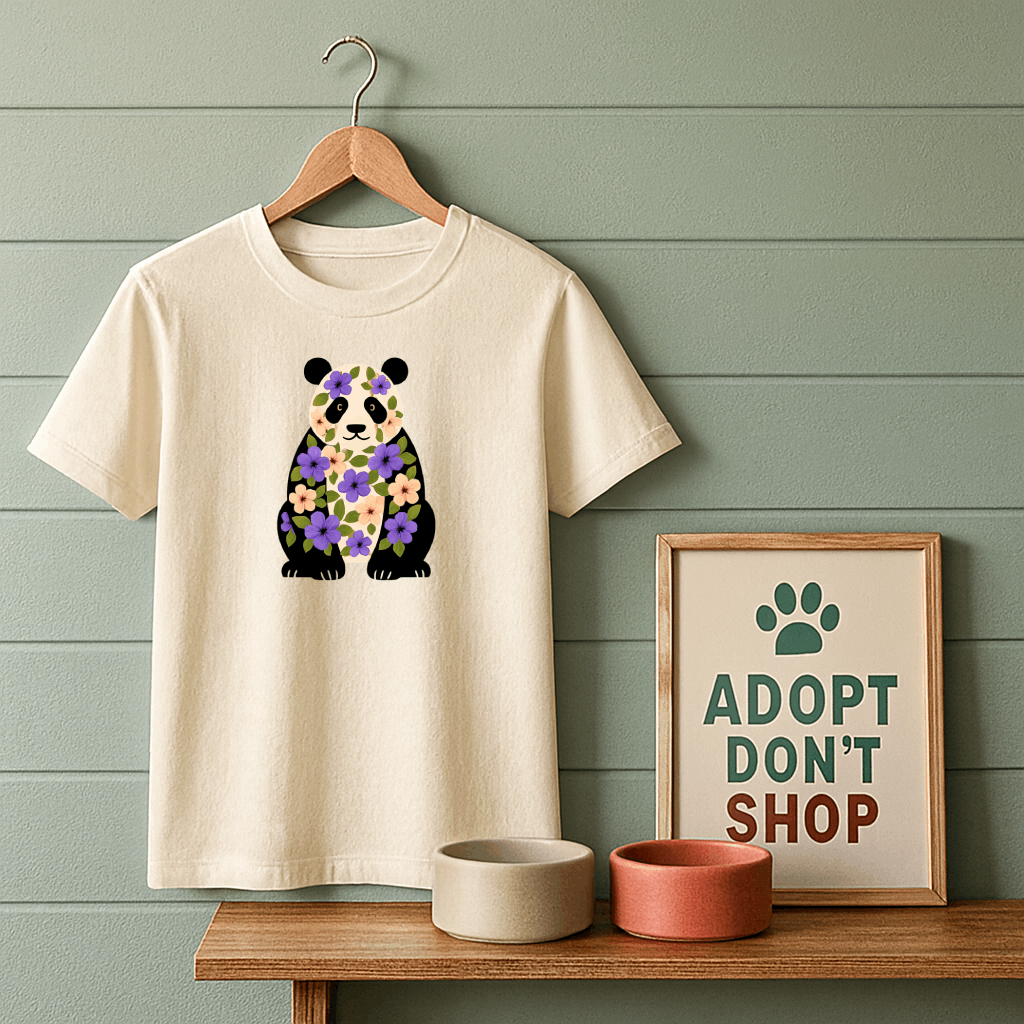 Floral Panda T-Shirt