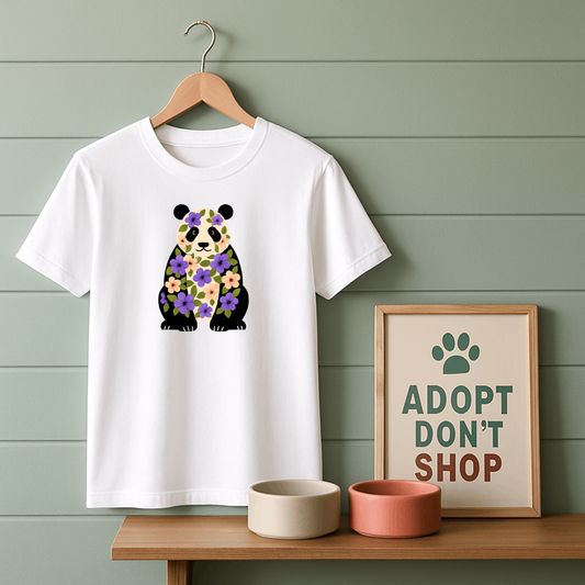 Floral Panda T-Shirt