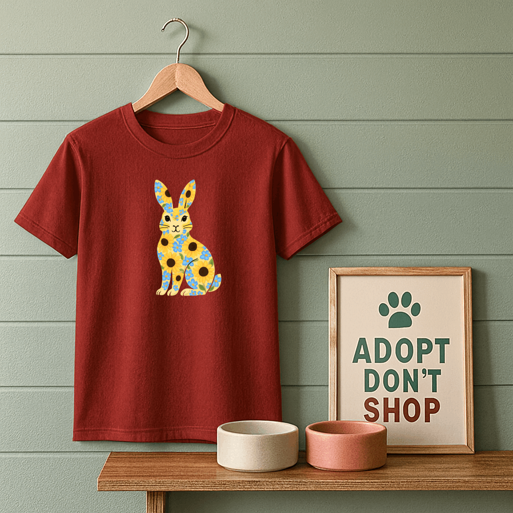 Floral Rabbit T-Shirt
