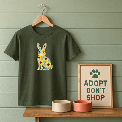 Floral Rabbit T-Shirt