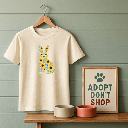Floral Rabbit T-Shirt