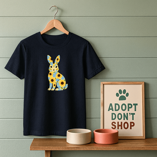 Floral Rabbit T-Shirt