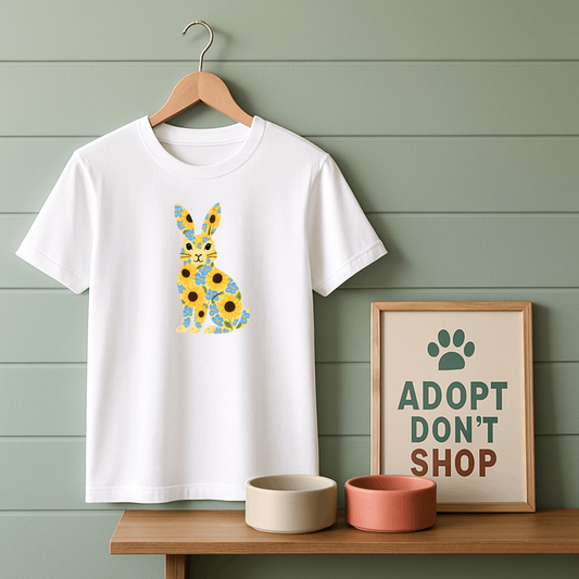 Floral Rabbit T-Shirt