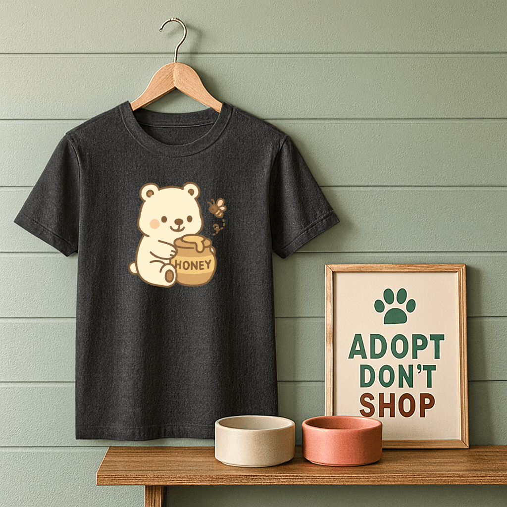 Honey Bear Full Chest Logo T-Shirt