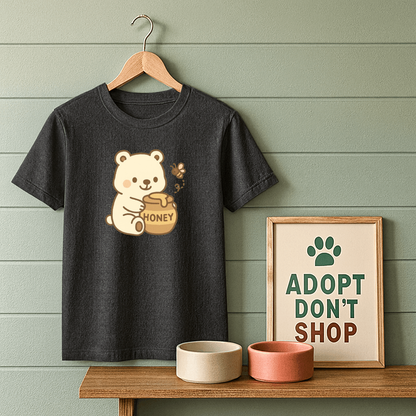 Honey Bear Full Chest Logo T-Shirt