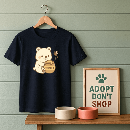 Honey Bear Full Chest Logo T-Shirt