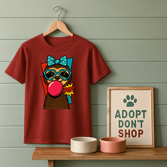 Pop Art Sloth T-Shirt