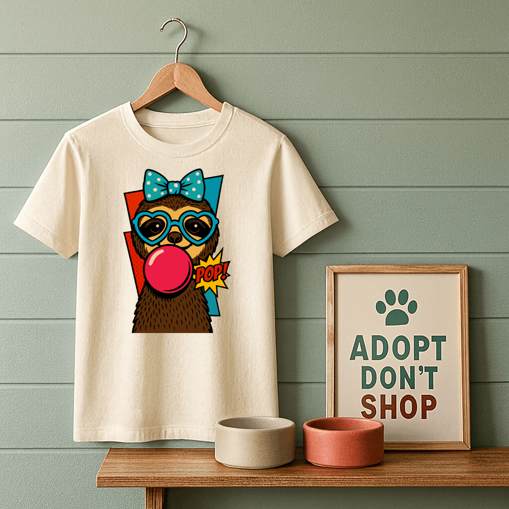Pop Art Sloth T-Shirt