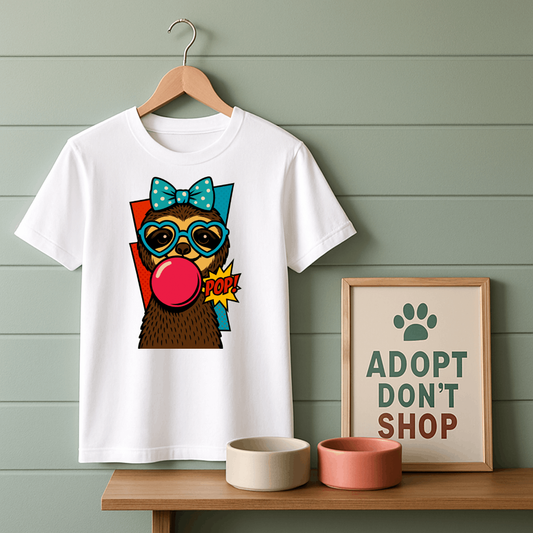 Pop Art Sloth T-Shirt