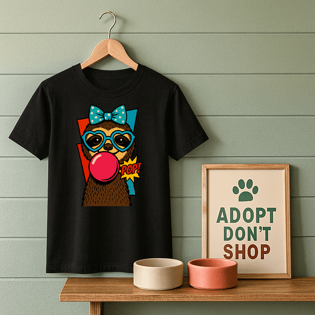 Pop Art Sloth T-Shirt