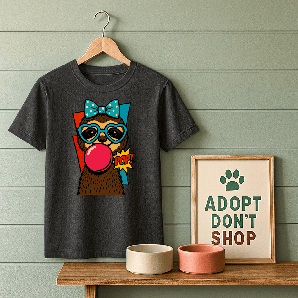 Pop Art Sloth T-Shirt