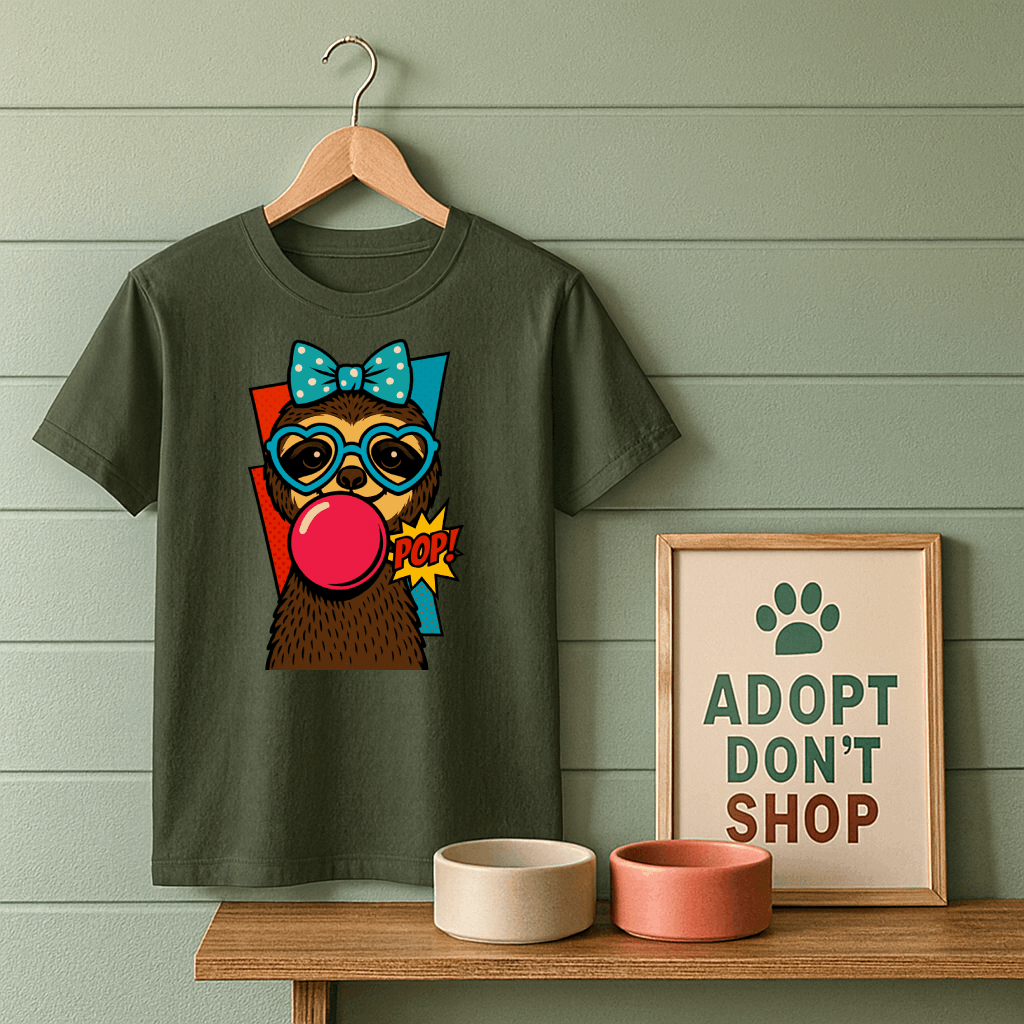 Pop Art Sloth T-Shirt