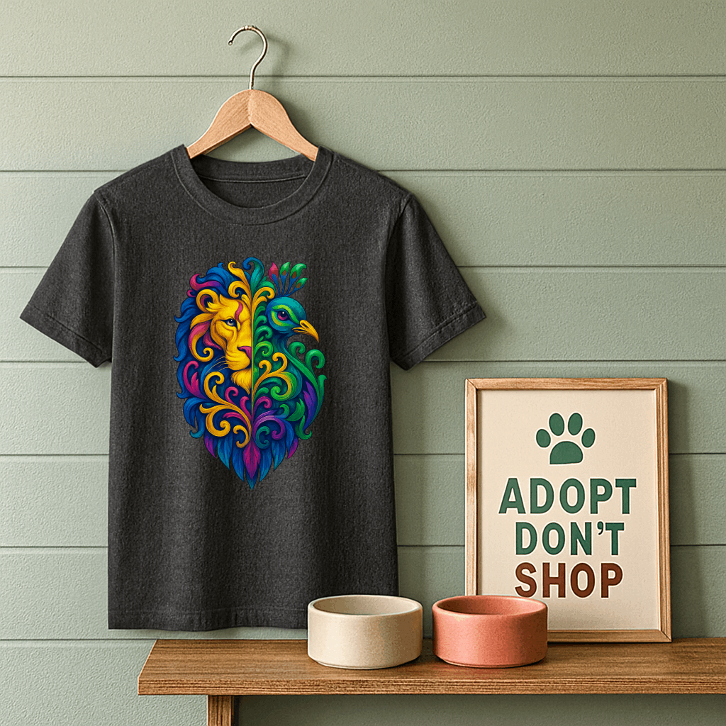 Lion and Peacock T-Shirt