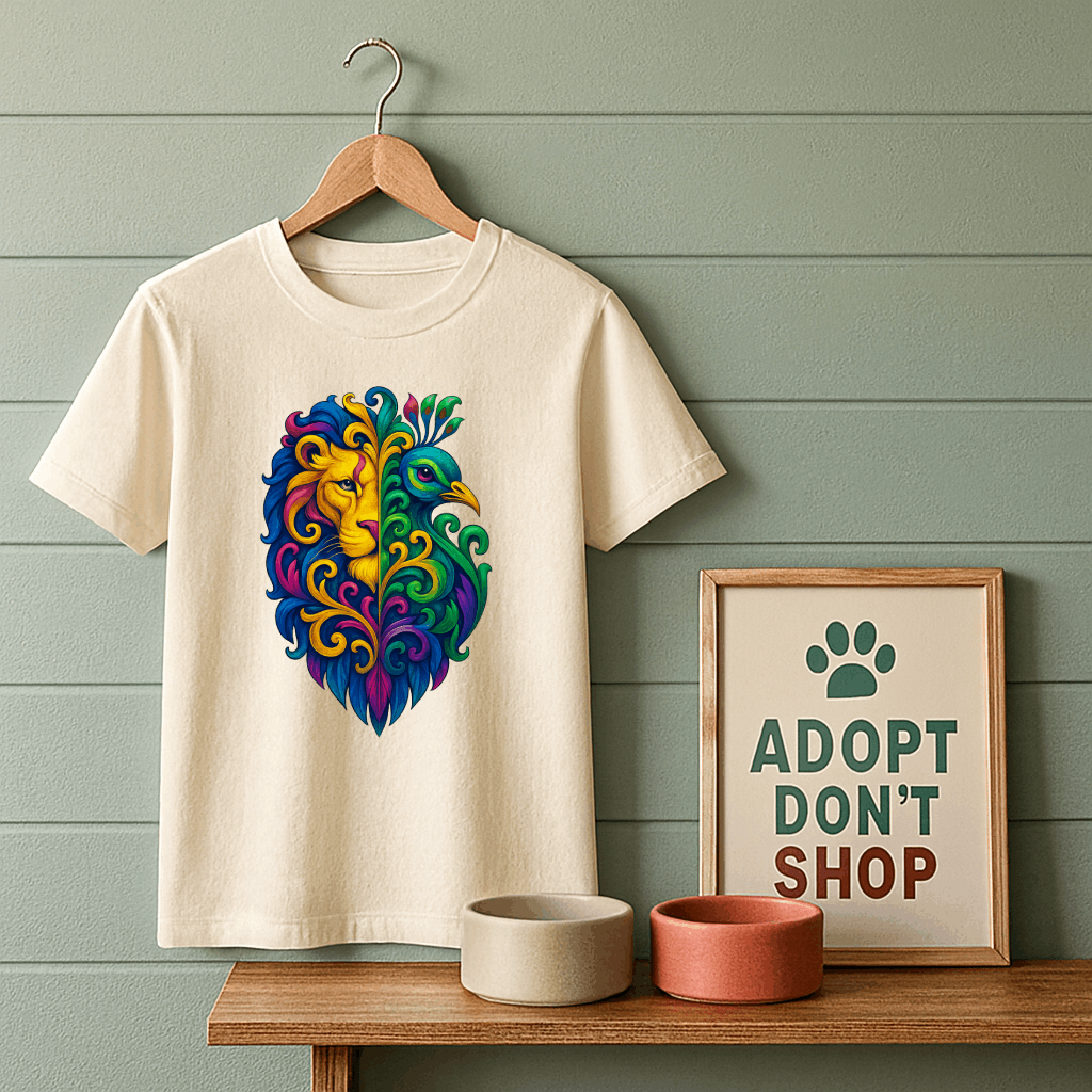 Lion and Peacock T-Shirt