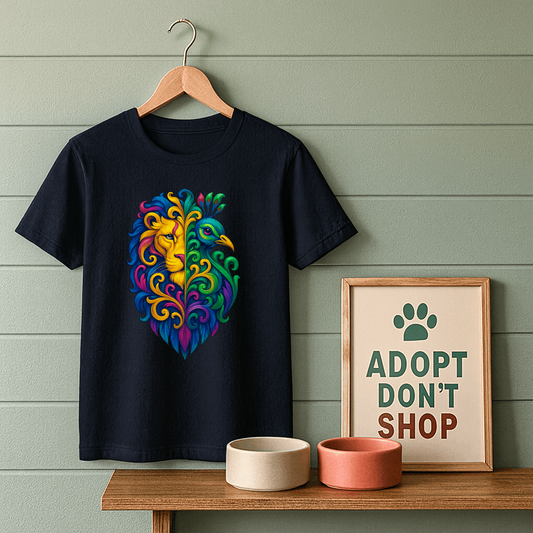 Lion and Peacock T-Shirt