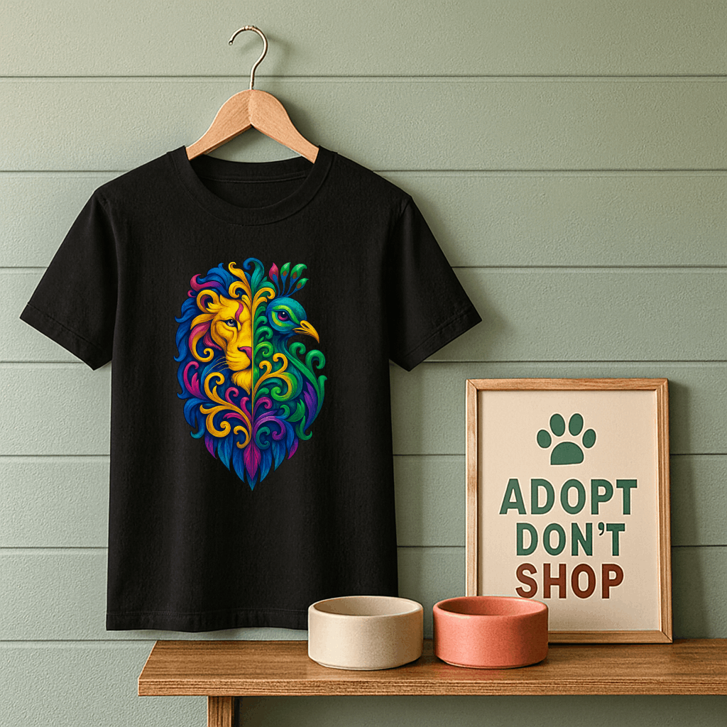 Lion and Peacock T-Shirt