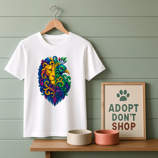 Lion and Peacock T-Shirt