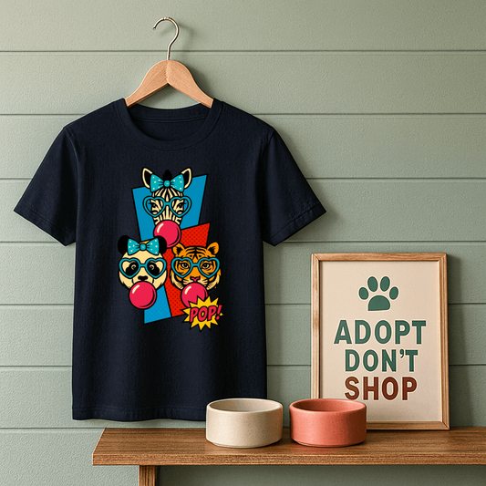 Pop Art Animal Trio T-Shirt