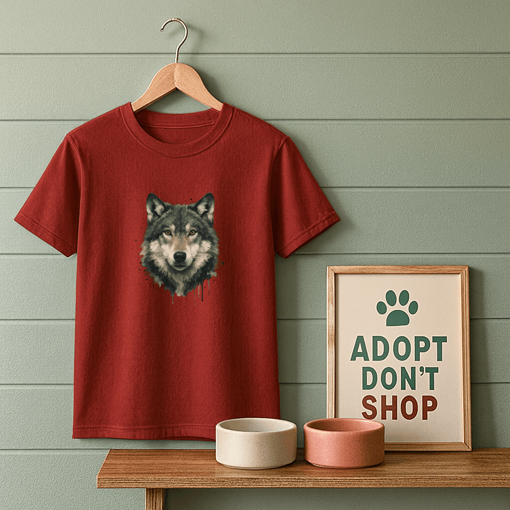 Watercolor Wolf T-Shirt