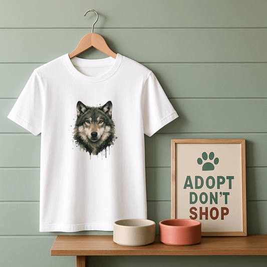 Watercolor Wolf T-Shirt